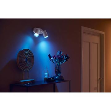 Philips - LED RGBW Spot à intensité variable Hue FUGATO 2xGU10/4,2W/230V 2000-6500K blanc