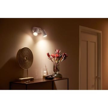 Philips - LED RGBW Spot à intensité variable Hue FUGATO 2xGU10/4,2W/230V 2000-6500K blanc