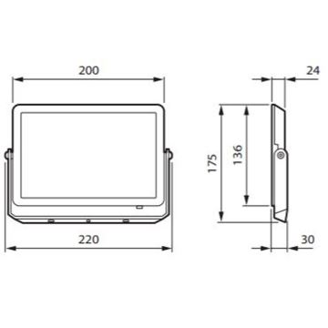 Philips - LED Schijnwerper DECOFLOOD LED/50W/230V IP65