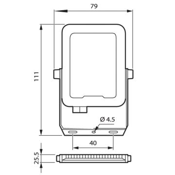 Philips - LED Schijnwerper LED/10W/230V 3000K IP65