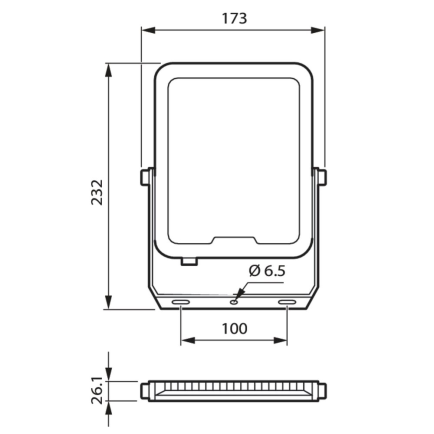 Philips - LED Schijnwerper LED/50W/230V 4000K IP65