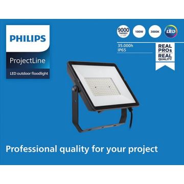 Philips - LED Schijnwerper voor Buiten PROJECTLINE LED/100W/230V IP65 3000K