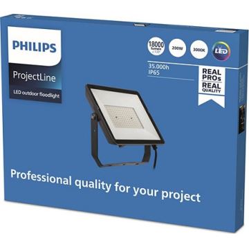 Philips - LED Schijnwerper voor Buiten PROJECTLINE LED/200W/230V IP65 3000K