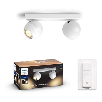 Philips - LED Spot dimbaar Hue BUCKRAM 2xGU10/5W/230V