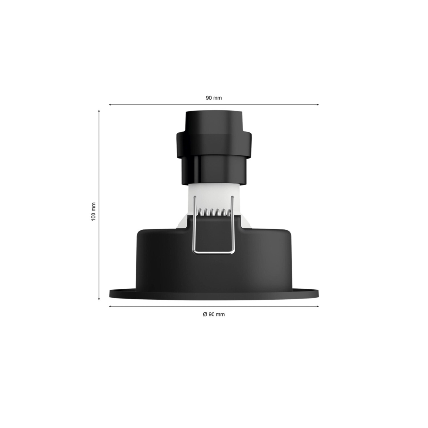 Philips - LOT 3x Spot encastrable LED RGBW à intensité variable Hue CENTURA 1xGU10/4,2W/230V 2000-6500K