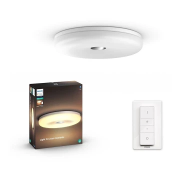 Philips - Luminaire à intensité variable LED salle de bain Hue STRUANA LED/27W/230V IP44 + télécommande