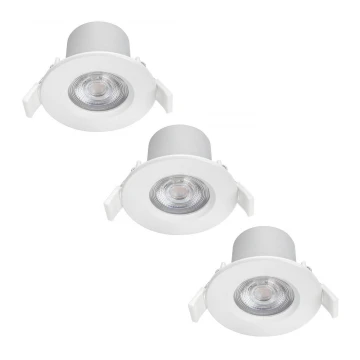 Philips - PACK 3x Dimbare LED Badkamer Lampen LED/5W/230V 2,700K IP65