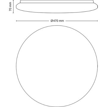 Philips - Plafonnier à intensité variable LED LED/40W/230V 2700-6500K + télécommande