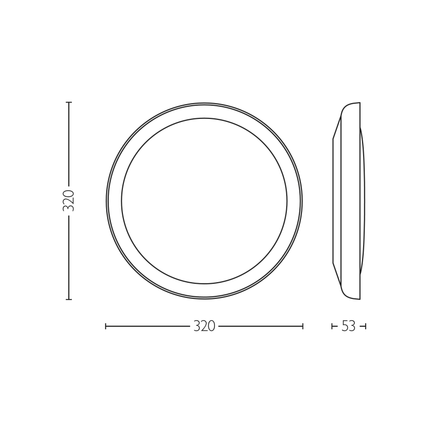 Philips - Plafonnier à intensité variable PEBBLO SCENE SWITCH LED/10W/230V 2700K blanc