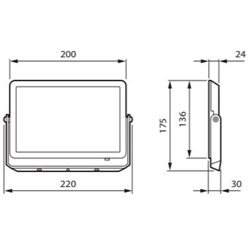 Philips - Projecteur DECOFLOOD LED/50W/230V IP65