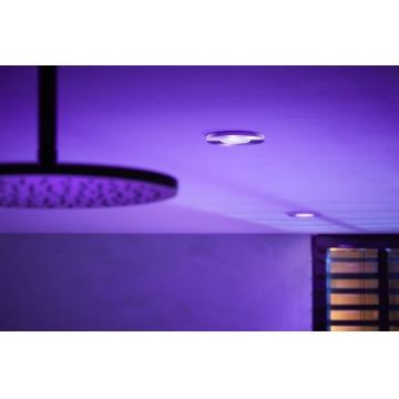 Philips - SET 3x Dimbare LED RGB Badkamer Lamp Hue XAMENTO 1xGU10/5,7W/230V IP44 2000-6500K