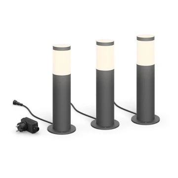 Philips - SET 3x LED Buitenlampen GARDENLINK LED/24W/230V 2700K IP44