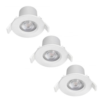 Philips - SET 3x Spot dimmable LED salle de bain LED/5W/230V 2700K IP65