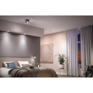 Philips - SET 3xLED RGBW Dimbare hangende plafondverlichting Hue CENTURA 1xGU10/4,2W/230V 2000-6500K