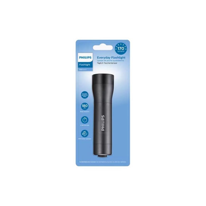 Philips SFL4001T/10 - Torche LED 4xAAA