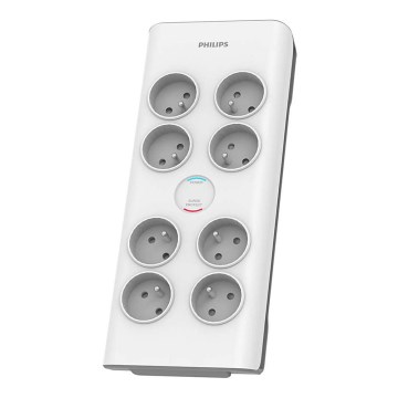 Philips SPN7080WA/60 - Protection contre les surtensions 8Z 2m blanc