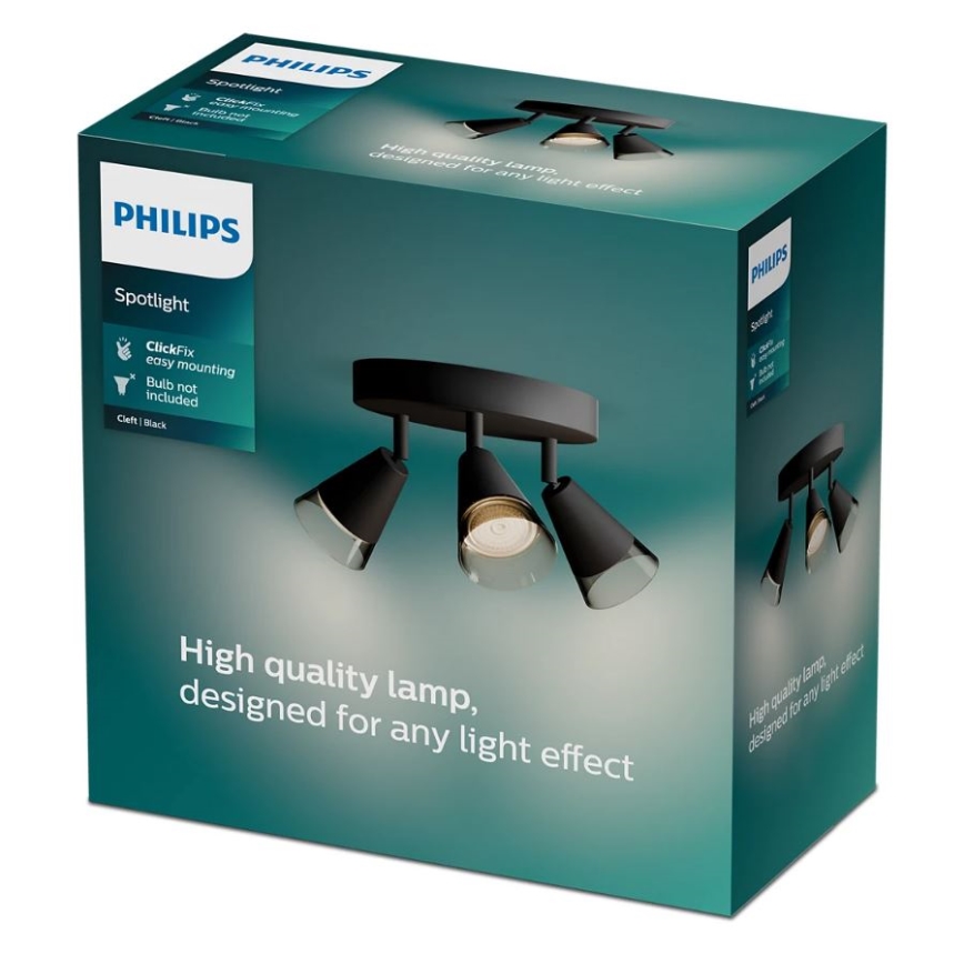 Philips - Spot CLEFT 3xGU10/5W/230V