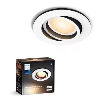 Philips - Spot encastrable à intensité variable Hue MILLISKIN 1xGU10/4,2W/230V 2200-6500K blanc