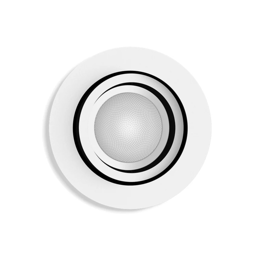 Philips - Spot encastrable à intensité variable Hue MILLISKIN 1xGU10/4,2W/230V 2200-6500K blanc