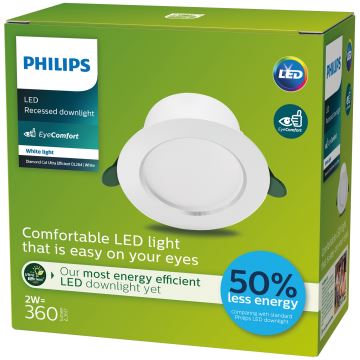 Philips - Spot encastrable LED LED/2W/230V 3000K