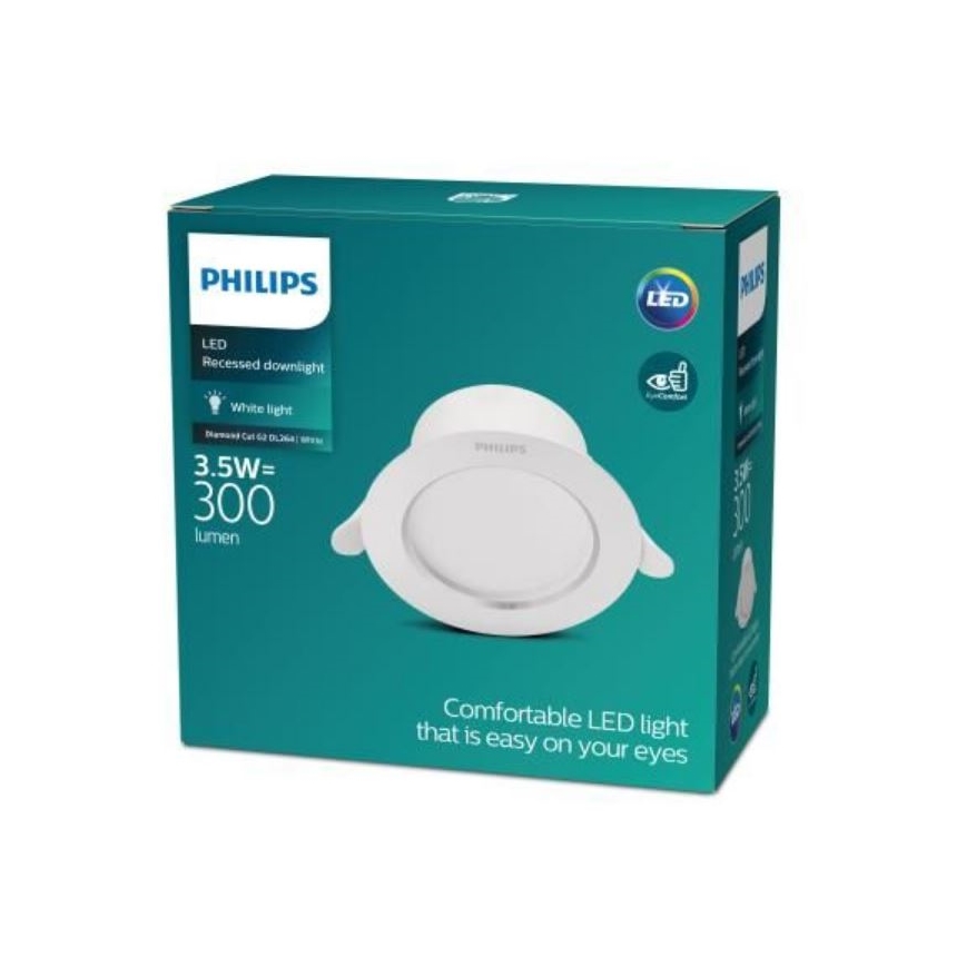 Philips - Spot encastrable LED LED/3,5W/230V 3000K