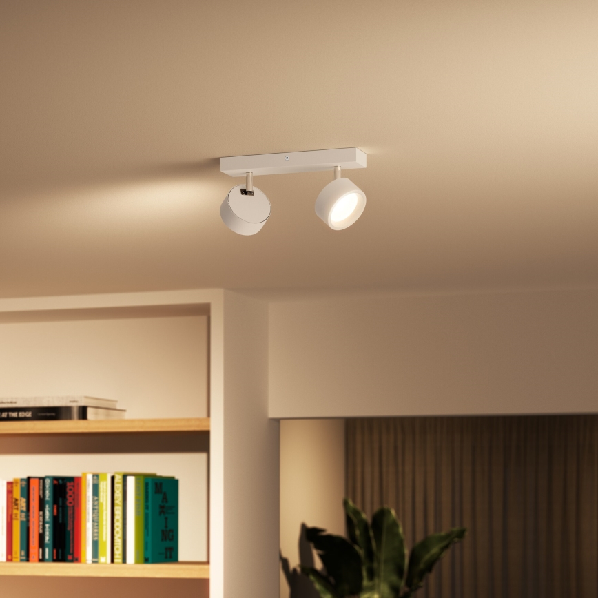 Philips - Spot LED 2xLED/5,5W/230V blanc