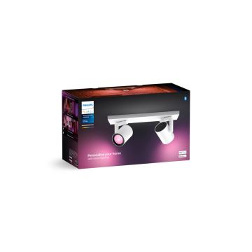 Philips - Spot LED RGBW à intensité variable Hue ARGENTA 2xGU10/4,2W/230V 2000-6500K