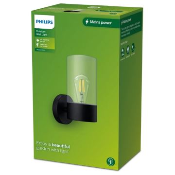 Philips - Wandlamp voor buiten FLAREON 1xE27/25W/230V IP44