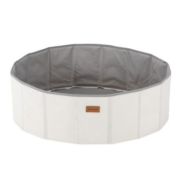 Piscine à balle pour enfant d. 80 cm blanc/gris