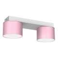 Plafond Lamp DIXIE 2xGX53/11W/230V roze