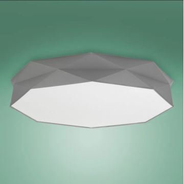 Plafond Lamp KANTOOR 6xE27/15W/230V grijs