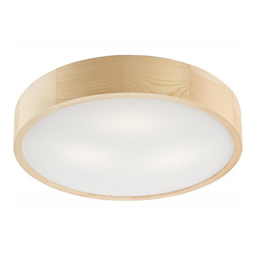 Plafond Lamp NATURAL 3xE27/60W/230V ø47 cm dennen