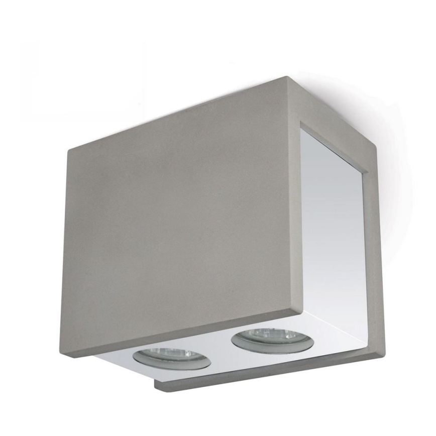 Plafond-Spot PURO MASSO C 2xGU10/25W/230V