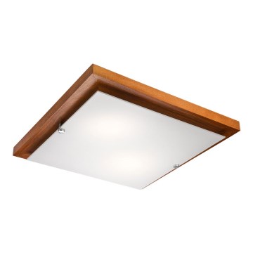 Plafondlamp 2xE27/60W/230V grenen - FSC gecertificeerd