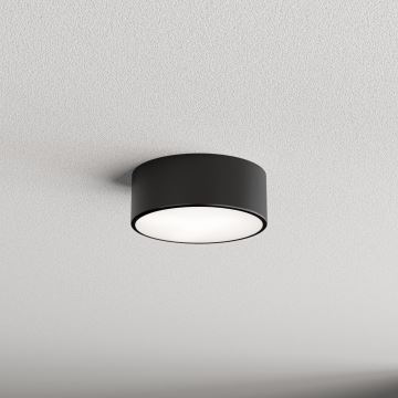Plafondlamp CLEO 1xE27/24W/230V diameter 20 cm zwart