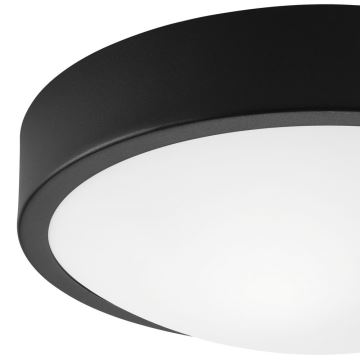 Plafondlamp JONAS 2xE27/60W/230V diameter 36 cm zwart