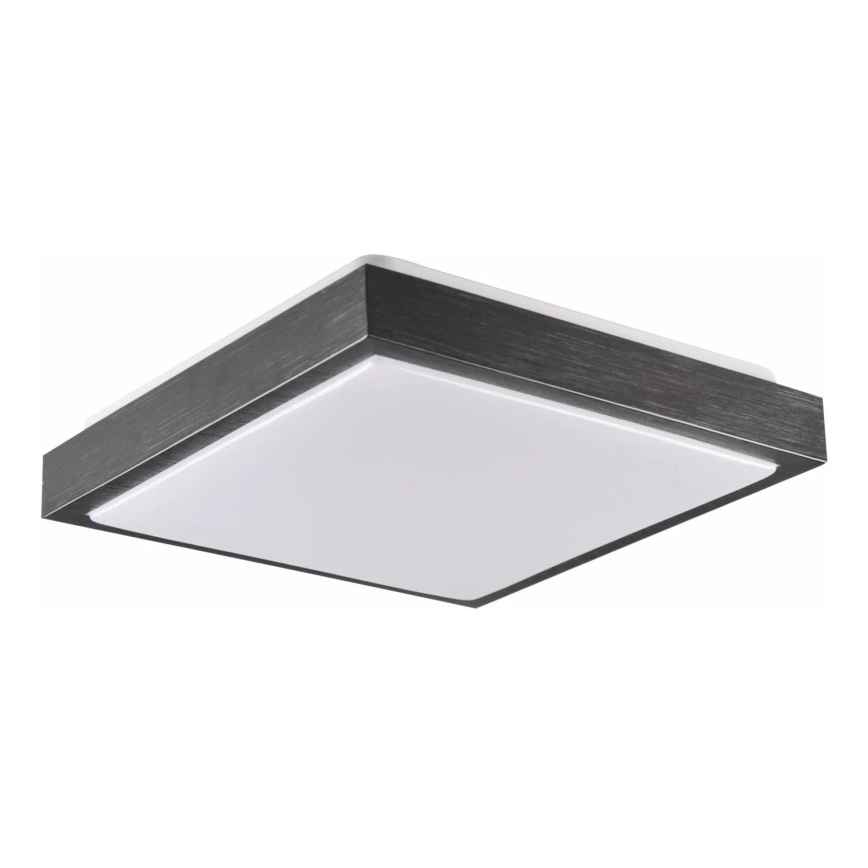 Plafondlamp KAZIMIERZ 2xE27/20W/230V 29,5x29,5 cm zwart