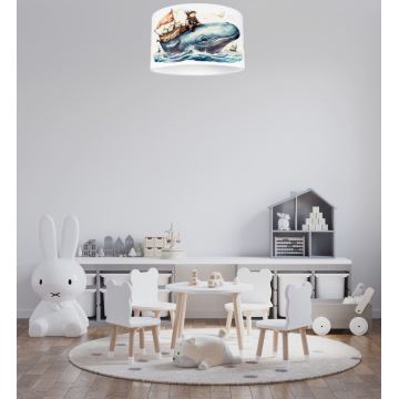 Plafondlamp kinderkamer OCEAN 1xE27/60W/230V