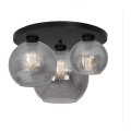 Plafondlamp SOFIA 3xE27/60W/230V zwart