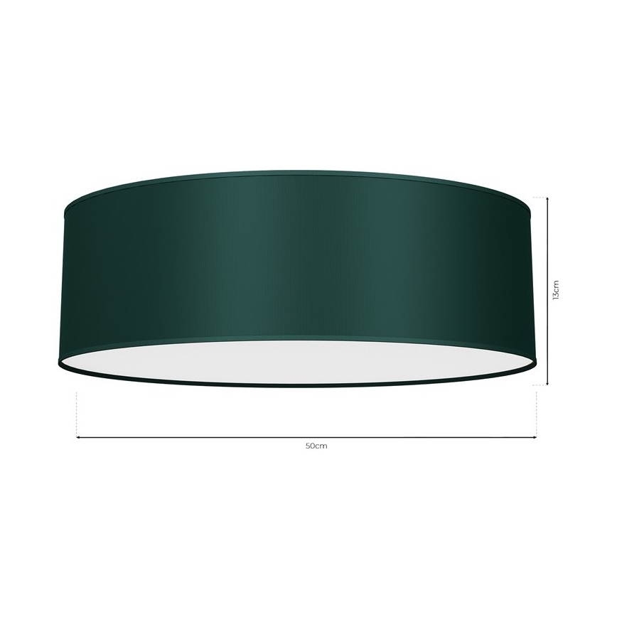 Plafondlamp VERDE 3xE27/60W/230V d. 50 cm groen