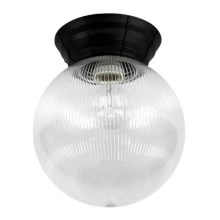 Plafondlamp voor buiten NADIR 1xE27/15W/230V IP44 transparant