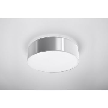 Plafondverlichting ARENA 35 2xE27/60W/230V grijs