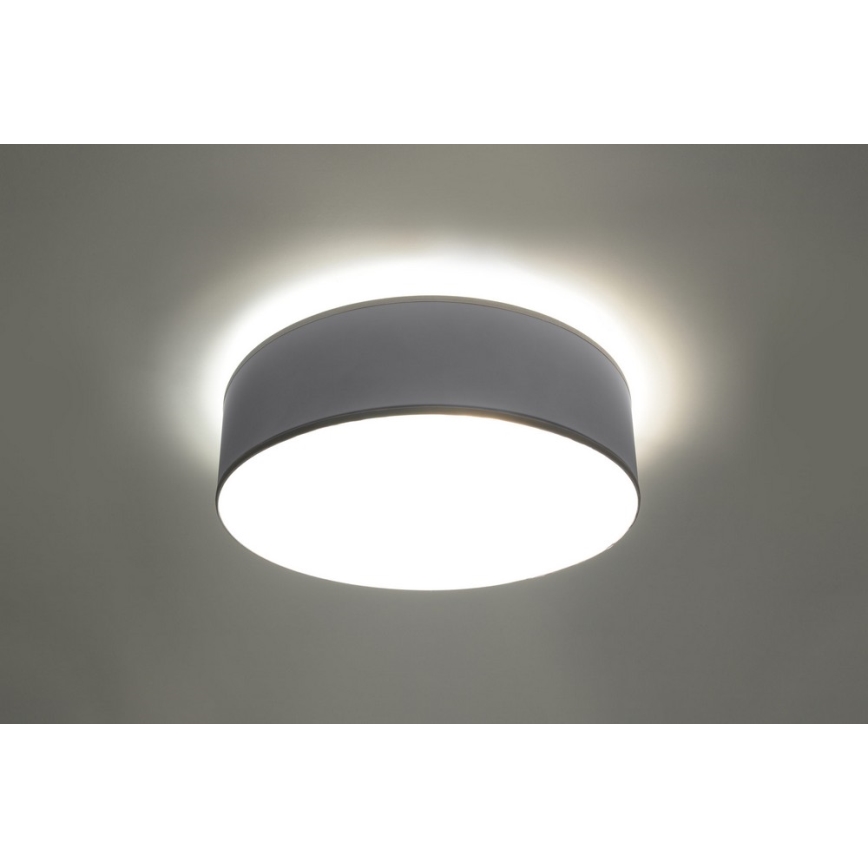 Plafondverlichting ARENA 35 2xE27/60W/230V grijs