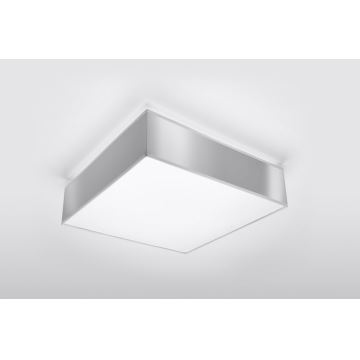 Plafondverlichting HORUS 35 2xE27/60W/230V grijs