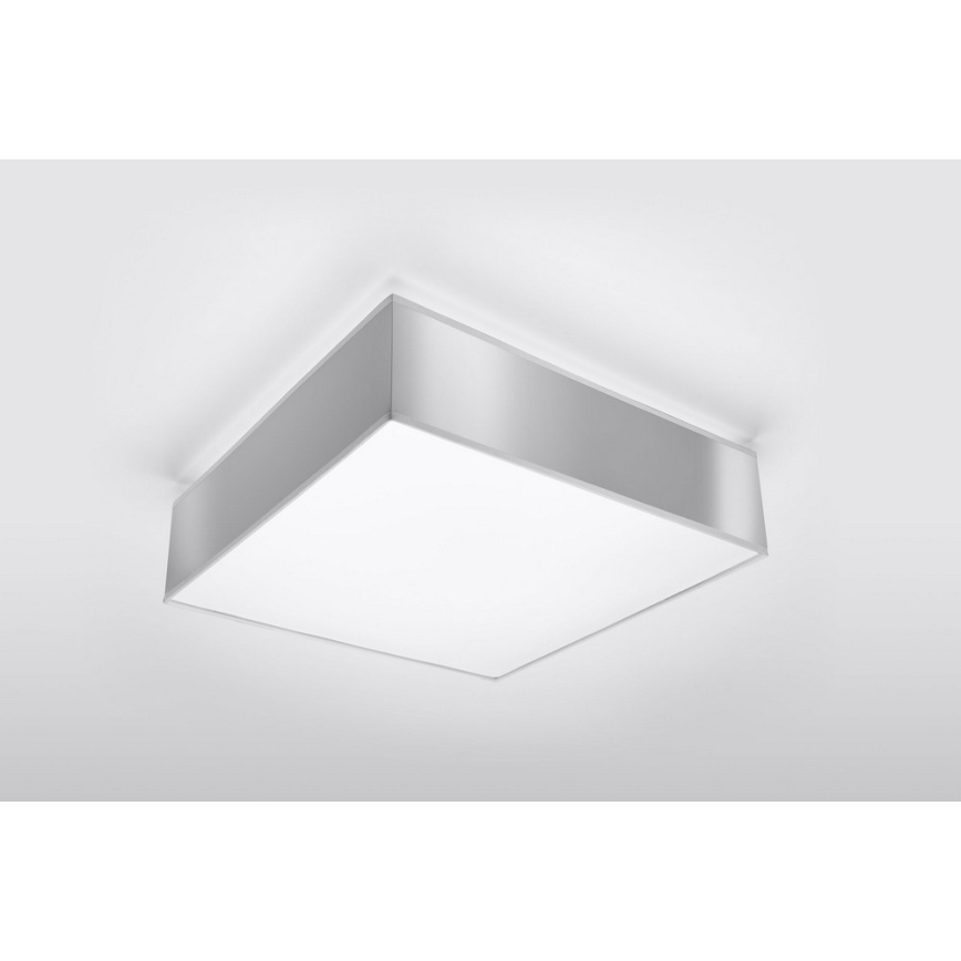 Plafondverlichting HORUS 35 2xE27/60W/230V grijs