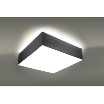 Plafondverlichting HORUS 35 2xE27/60W/230V grijs