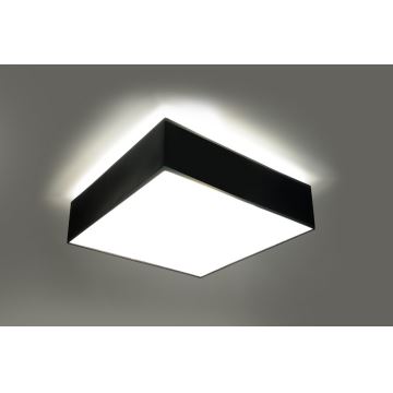 Plafondverlichting HORUS 35 2xE27/60W/230V zwart