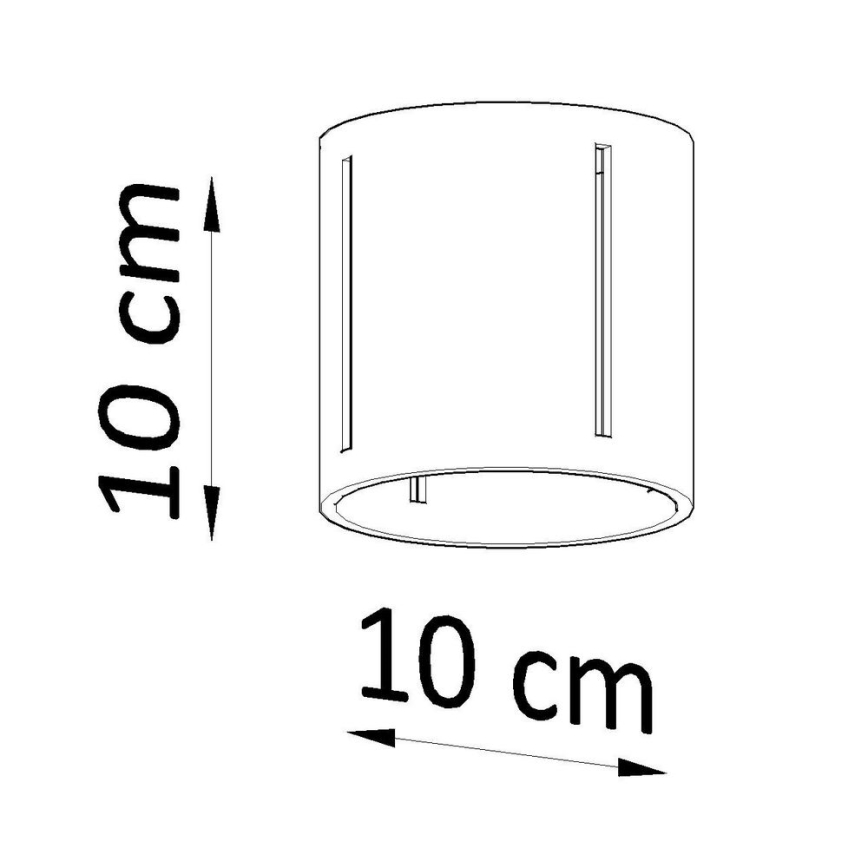 Plafondverlichting INEZ 1xG9/40W/230V grijs