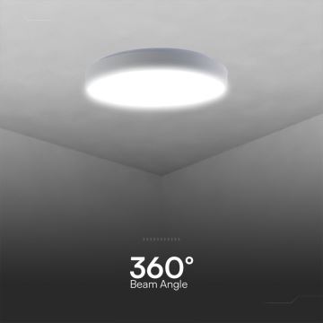 Plafonnier à intensité variable LED/60W/230V 3000-6500K 49,5 cm blanc + télécommande