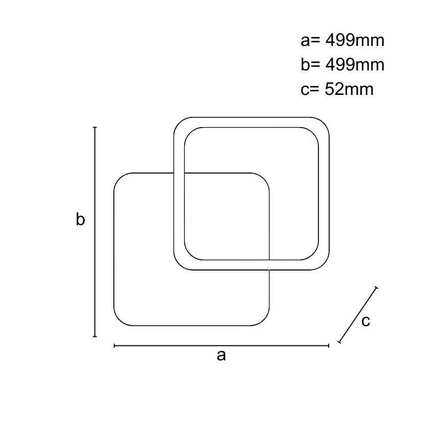 Plafonnier à intensité variable LED/60W/230V 3000-6500K + télécommande